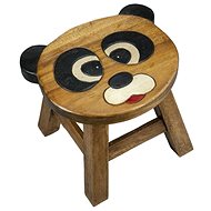 Wooden Children's Stool - PANDA SHAPED - Stool