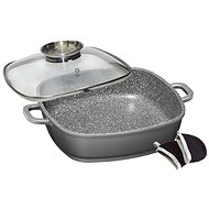 Stoneline Baking Pan with a Marble Surface Square with a Lid 28cm - Roasting Pan
