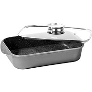 Stoneline Baking Pan with Marble Surface and Lid 40 x 25cm - Roasting Pan