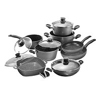 Stoneline Set of Dishes with Marble Surface 14 pcs - Kitchenware Set
