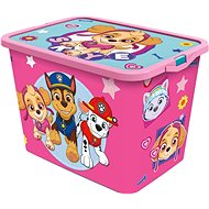 Store Paw patrol 23 l with lid pink, plastic - Storage Box