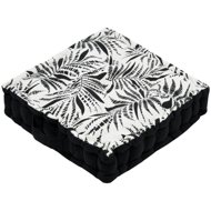 STOF ZIANA black/white 45 × 45 cm - Pillow Seat