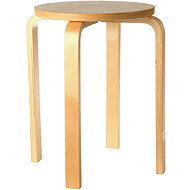 4Living Kitchen stool, diameter 39 cm, brown - Stool