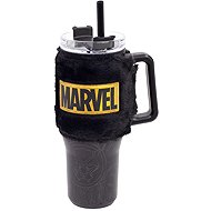 STOR Marvel travel mug with plush sleeve 770ml - Children's Thermos