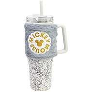 STOR Mickey Mouse thermal mug with plush sleeve 770ml - Children's Thermos
