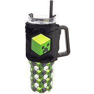 STOR Minecraft thermal mug with plush sleeve 770ml - Children's Thermos
