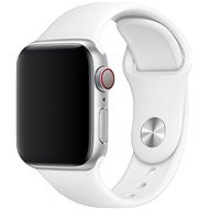 Strapido jednobarevný pro Apple Watch 38/40/41 mm, Bílý, velikost L - Watch Strap