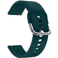 Strapido jednobarevný s přezkou pro Quick release 20 mm, Tmavě zelený - Watch Strap