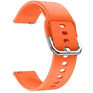 Strapido jednobarevný s přezkou pro Quick release 22 mm, Oranžový - Watch Strap