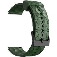 Strapido diamantový pre Quick release 22 mm Vojensky zelený - Remienok na hodinky