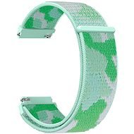Strapido nylonový CAMO pre Quick release 20 mm Zelený kamufláž - Remienok na hodinky