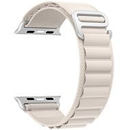 Strapido nylonový se sponou pro Apple Watch 38/40/41 mm Béžový - Watch Strap