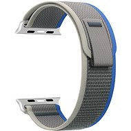 Strapido nylonový stahovací pro Apple Watch 38/40/41 mm Modro šedý - Watch Strap