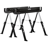 STROXX Metal work goats, height adjustable to 62-82 cm, load capacity 580 kg, set of 2 - Saw Horse