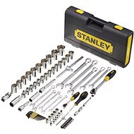 Stanley 1-94-660 - 75 részes 1/4" és 1/2" mikroracsnis dugókulcs készlet - Szerszámkészlet
