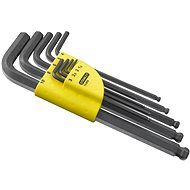 Stanley  Set of 9 Angled Hex Keys Bent 1,5 - 10mm 1-13-976 - Hex Key Set