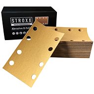 STROXX Sanding papers with holes, grit 100, size 81 × 133 mm, 50 pcs/pack - Sandpaper