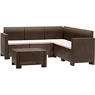BICA Garden corner sofa Nebraska, brown - Garden Furniture
