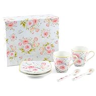 Home Elements Espresso cup set, 2×75 ml, rose decor - Cup