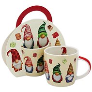Home Elements Porcelain mug 300 ml, Christmas elves - Mug