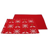 Home Elements Textile placemat 33 × 45 cm, Snowflakes - Placemat