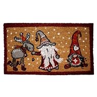 Home Elements Christmas mat made of natural coir, 40 × 60 cm - Doormat