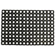 Home Elements Rubber mat perforated black 40 × 60 cm - Doormat