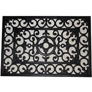 Home Elements Rubber mat black 40 × 60 cm - Doormat