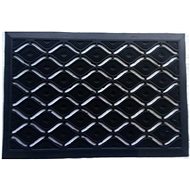 Home Elements Rubber mat Waves black 45 × 75 cm - Doormat