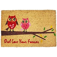 Home Elements Rohožka Sova Růžova hnědá 40 × 60 cm - Doormat