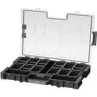 STROXX Storage box L with transparent lid 531 × 379 × 77 mm, 12 multifunctional compartments - Organiser