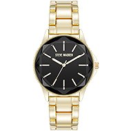 Steve Madden Ladies Round Watch SM/8154BKGP - Watch