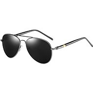 STYLE4 Pilots, polarized, metallic black - Sunglasses