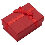 Style 4 Red with bow for small jewellery set - Small Gift Box