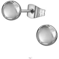 STYLE4 Pendant earrings - ball, stud, silver steel - Earrings