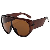 Style4 Sluneční brýle Nova Shield – tmavě hnědé - Sunglasses