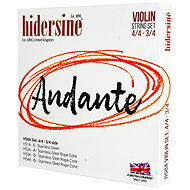 Hidersine Andante Violin Set 4/4 - 3/4 - Strings