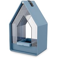 Landhaus blue-grey with tray - Bird Feeder