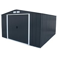 DURAMAX Garden house COLOSSUS ECO XXL, anthracite 196 × 322 × 363 cm - Garden Shed