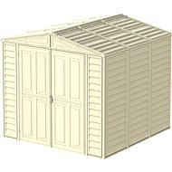 DURAMAX Garden house DuraMate, beige 186 × 240 × 242 cm - Garden Shed