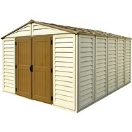 DURAMAX Garden house WOODBRIDGE Plus, beige 233 × 324 × 405 cm - Garden Shed