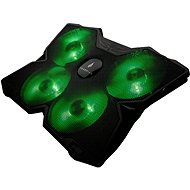 SUREFIRE Bora Gaming 17", zöld - Laptop hűtő