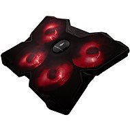 SUREFIRE Bora Gaming 17", piros - Laptop hűtő