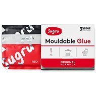 Sugru Moldable Glue 3 Pack - schwarz, weiß, rot - Kleber