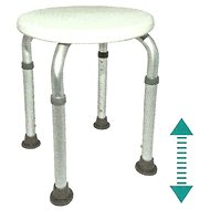 Sundo Shower Seat with Adjustable Height 35-53cm, Round Seat - Showe Seat