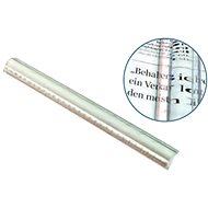 Sundo Ruler with Magnifying glass, Magnification 2x, Length of 30cm - Ruler