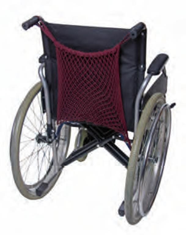 Sundo Wheelchair and walker net, burgundy - Shopping Bag
