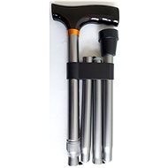Sundo Folding Support Stick, Height 85-95cm, Matte Grey - Walking stick