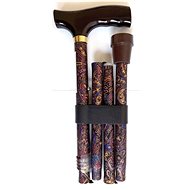 Sundo Folding Support Stick, Height 85-95cm, Oriental - Walking stick
