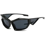 VeyRey Unisex futuristic sunglasses, Calictor, black, universal - Glasses
